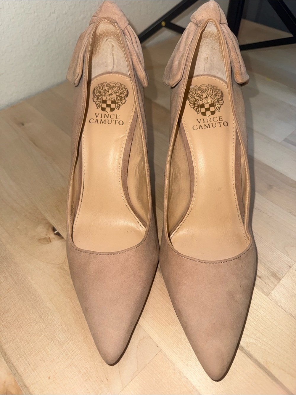 Vince Camuto Women's Fawn Suede Pointed Toe Pumps
